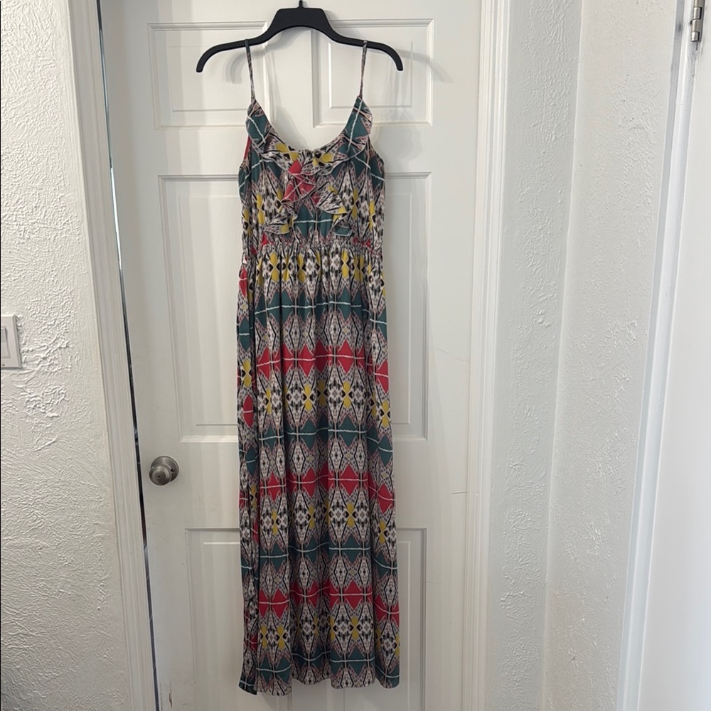Sugarlips Colorful Leopard Patterned Maxi Dress